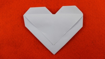 Origami Umschlag Herz